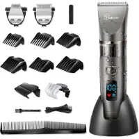 Hatteker 3-in-1 Tondeuse - Professionele Tondeuse voor Mannen - Baardtrimmer, Detailtrimmer en Haarknipper - Waterdicht