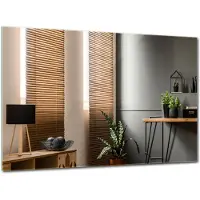 Tulup Spiegel – Rechthoekige Wandspiegel – 70 cm x 50 cm – Spiegel Zonder Lijst – Slaapkamerspiegel – Spiegel Voor de Hal – Rechthoekige Spiegel – Industriële Wandspiegel