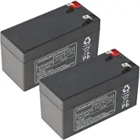 AccuCell Batterijaccu geschikt voor het ziekenhuisbed Wissner-Bosserhoff Linet Multicare Image 3, type 8214-3040, 2x12 Volt, 1,2 Ah. Voldoet aan CE-norm