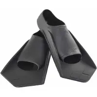 Arena Zwemvliezen Powerfin Hook Black/Silver-Schoenmaat 33 - 34