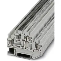 Phoenix Contact 3031526 Doorgangsserieklem 4.2 mm Spanveer Grijs 50 stuk(s) Piece