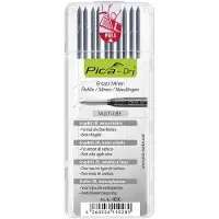 PICA Marker Dry Stiftenset Verwijderbaar Zwart 10St - 5.005.04