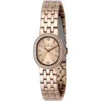 Invicta Angel 48137 Dames Horloge - Quartz Uurwerk - Roestvrij Staal met rosegouden Wijzerplaat - 20mm
