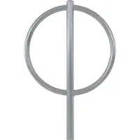 TRUTZHOLM Fietsenrek 115 x 76 cm thermisch verzinkt staal Ø 60 mm voor plaatsing in beton Fietsenrek type O