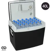 Infinity Goods - Elektrische Koelbox - 40L - Coolbox - 12V en 230V - Frigobox - Koelen en Verwarmen - Zwart