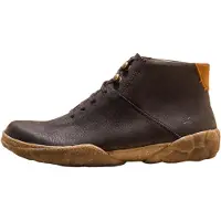 El naturalista Heren Leren enkellaarsjes N5083 Aangenaam zwart (42), Leer, Plat, Veters, Casual 250831010005_001