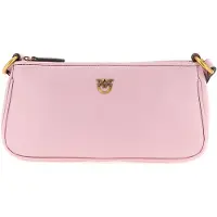 Pinko schoudertas Half Moon Horizontal Mini Vite Light Pink + Antique Gold roze