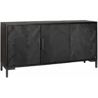 Tower Living Ziano Sideboard 3 drs - 180x45x90 (Zwart, 180x90x45cm)