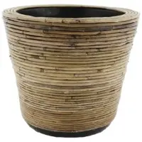 Van der leeden Drypot rotan streep d38h36cm