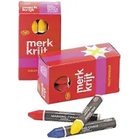 ZHK Merkkrijt Zeskant Geel 12/Doos
