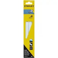 Stanley Reciprozaagblad Metaal Sta22142-xj - 228mm - 1.8tpi - Bi-metaal - 2 Stuks
