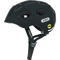 ABUS Youn-I MIPS Fietshelm Kinderen, zwart Hoofdomtrek S | 48-54cm