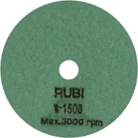 Rubi DIAMANTPAD VOOR DROOG POLIJSTEN _100 MM - KORREL #1500