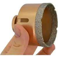 AWTOOLS Boormachine COURONNE - - AW47283 - Diamant - 12mm - Ademend