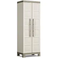 Keter EXCELLENCE Opbergkast - Beige en taupe - 65 x 45 x 182 cm