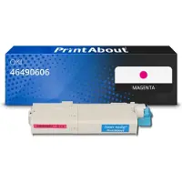 PrintAbout Toner 46490606 Magenta geschikt voor OKI