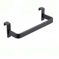 Saniclass Chaci handdoekrek - 36.6x8x6.5cm - universeel - mat zwart