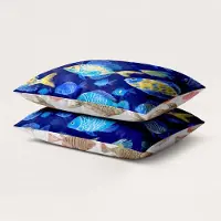 HappyBed Kussenslopen Fish 60x70 cm - Kussensloop set 2 stuks - 100% Microvezel - Ultieme slaapcomfort