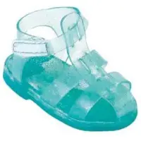Käthe Kruse poppen waterschoenen turquoise 30-33cm accessoire.
