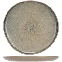 COSY&TRENDY Cosy & Trendy Dinerborden Oona Sand-Green 6-delig – Aardewerk – Warm Zand-Glazuur, Vaatwasser- & Ovenbestendig