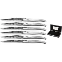 Blackwell Steakmessen Laguiole - Raw Black Lemmet - RVS - 6 Stuks