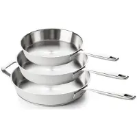 Beka Koekenpannenset 3-Delig Maestro 5-Ply - ø 20, 24 & 28 cm - geschikt voor alle warmtebronnen - zonder anti-aanbaklaag