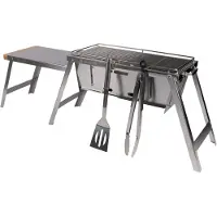 Ridgemonkey Grilla Firepit Edition Barbeque Zilver