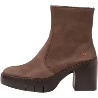 Art Dames Leren enkellaarsjes 1656 bruin (40), Leer, 3 tot 5 cm, Ritssluiting, Casual 116561212003_012