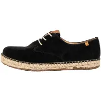 El naturalista Leren schoenen N678 Zijde Suède zwart Campos (46), Leer, Plat, 1 tot 3 cm, Veters, Casual 2N6781101005_001