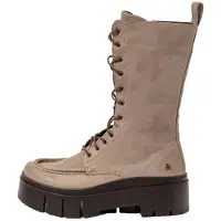 Art Dames Leren laarzen 1768 Leeds grijs (39), Leer, 3 tot 5 cm, Ritssluiting, Casual 1176812EW003_039