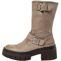 Art Dames Leren laarzen 1397 York grijs (39), Leer, 3 tot 5 cm, Ritssluiting, Casual 1139711EW003_039