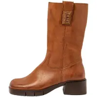 Art Dames Leren laarzen 1286 Warschau bruin (41), Leer, 3 tot 5 cm, Ritssluiting, Casual 112861123003_023