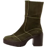 Art Dames Leren laarzen 1659 Sofia groen (37), Leer, 5 tot 8 cm, Ritssluiting, Casual 116591222003_0G3