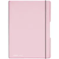 Herlitz Schrift A4 Gelinieerd PP Roze Geperforeerd