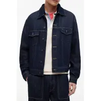 Tommy Hilfiger Jaimie Relaxed Trucker Jacket Denim Dark Maat: XXL | Spijkerjassen Outlet | Heren | Blauw