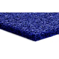 Gj Floors - Schoonloopmat spaghetti Elite | Blauw - Breedte: 1,20 meter - Dikte: 15 mm - Materiaal: Polymeren