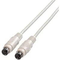 Roline Premium Mini DIN 6-pins PS/2 datakabel / beige - 6 meter