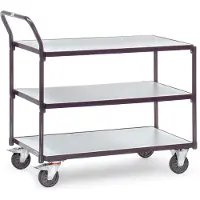 Fetra Hauptartikel 1850 Tafelwagen ESD Staal Laadvermogen (max.): 250 kg Leigrijs (RAL 7015)
