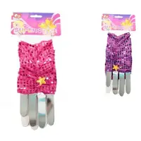 Slammer SUPERSTAR handschoenen Paars OF Roze met glitters