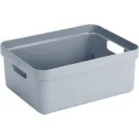 Sunware Sigma Home opbergbox - 24 liter - blauw/grijs