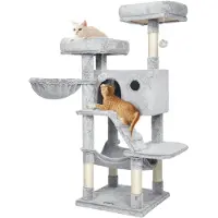 Feandrea krabomb, grote kattenboom met zachte bekleding, 135 cm