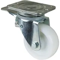 BS Rollen Zwenkwiel voor zware lasten | wiel d. 125 mm draagvermogen 600 kg | met rem kunststof | 138x110 mm | 1 stuk - N120.B10.127 N120.B10.127