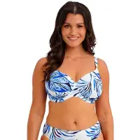 Fantasie Swim Soft-Cup Bikinitop Kefalonia | Maat: 85G | Kleur: Wit/Blauw