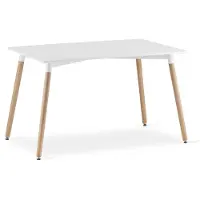 Northix Tafel ADRIA, 120 cm x 80 cm - wit