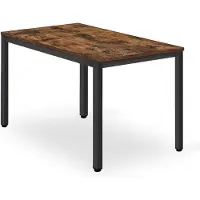 Leobert TESSA tafel 120cm x 60cm - rustiek / zwarte poten