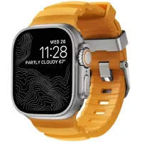 Nomad Rocky Point Band Apple Watch 42mm / 44mm / 45mm / 49mm Sol Connector Natural - NM013602858