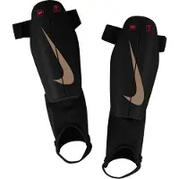 Nike Charge Scheenbeschermers Kids Zwart Felrood Goud