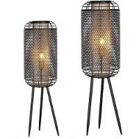 Gilde staande lamp, "Industrial", metaal, zwart, verpakkingseenheid 1, hoogte 93 cm, diameter 27 cm, artikelnummer 4001250841029