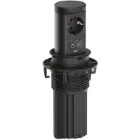 Bachmann ELEVATOR2, 1x CEE7/3, 1x USB-C/C, 45W, RAL9005, 0,5 meter, ISV