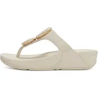 FitFlop Lulu marbled-stone toe-post sandals